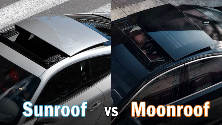 Sunroof vs moonroof