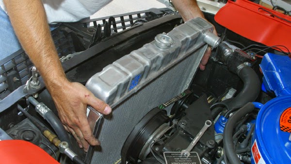 Car radiator repair